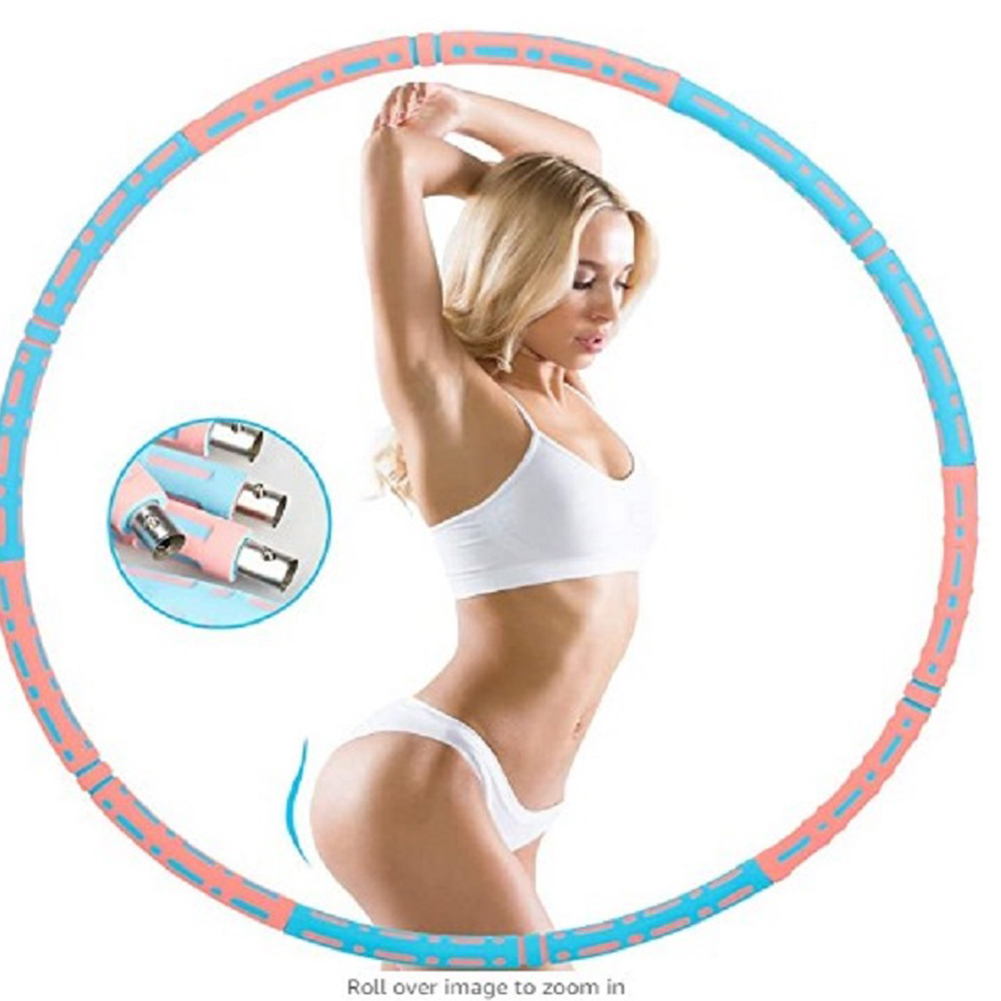 

Detachable Removable Sliming Fitness Hoop, Blue pink, 501 Original