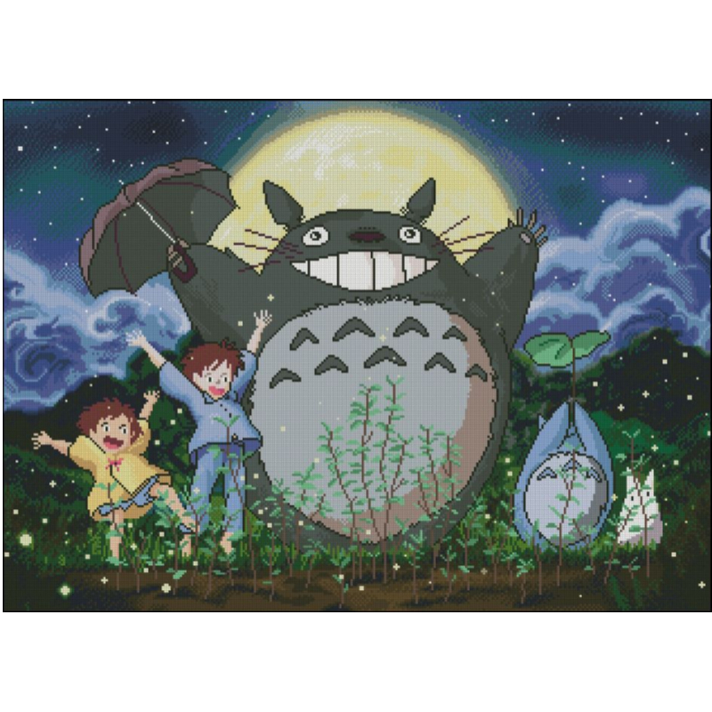 [CC985-Chinchilla in the Moonlight] Painting Fairy Cross Stitch