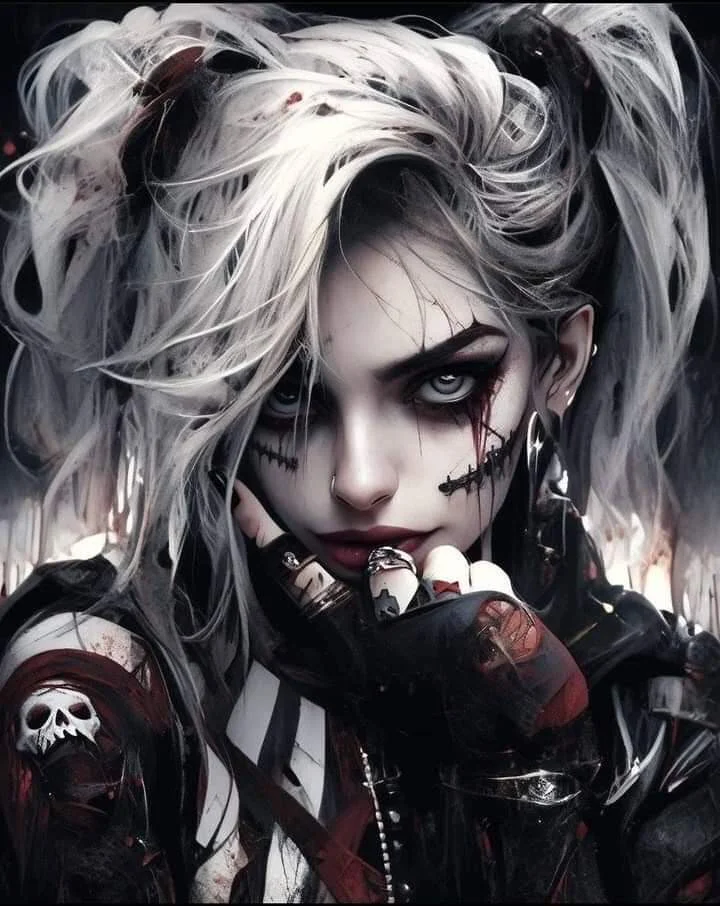 Harley Quinn 11CT Stamped Cross Stitch 50*60CM