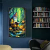 uk.everydayedeals (Limited Stock)Diamond Painting - Full Round - Pumpkin Lamp and Grandp(40*70cm)