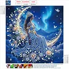 Diamond Painting-DIY Crystal Rhinestone Moon Goddess