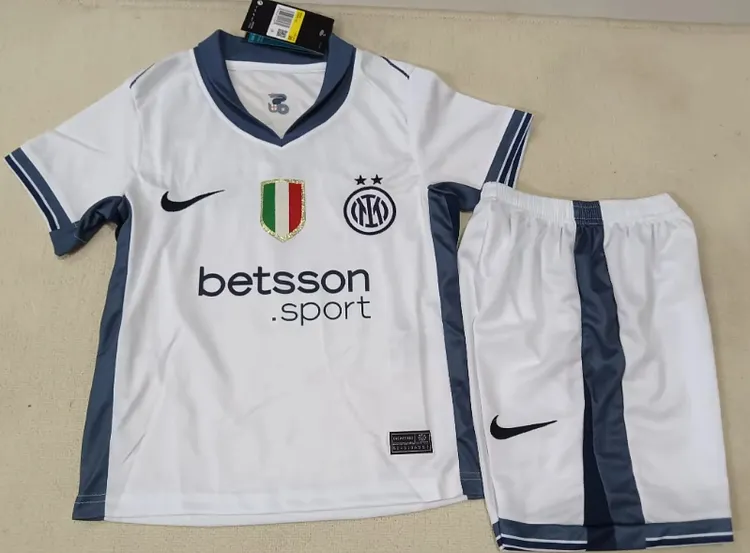 24-25 season Inter Milan away kids uniform