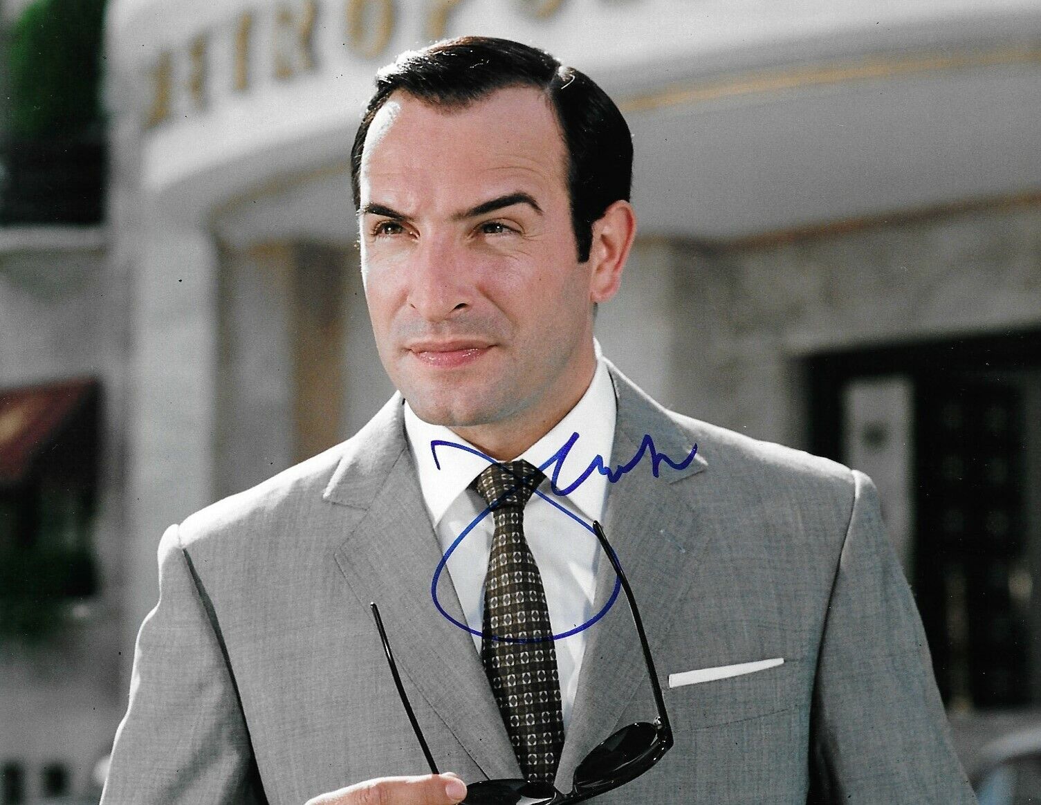 Jean Dujardin Signed 10x8 Photo Poster painting AFTAL