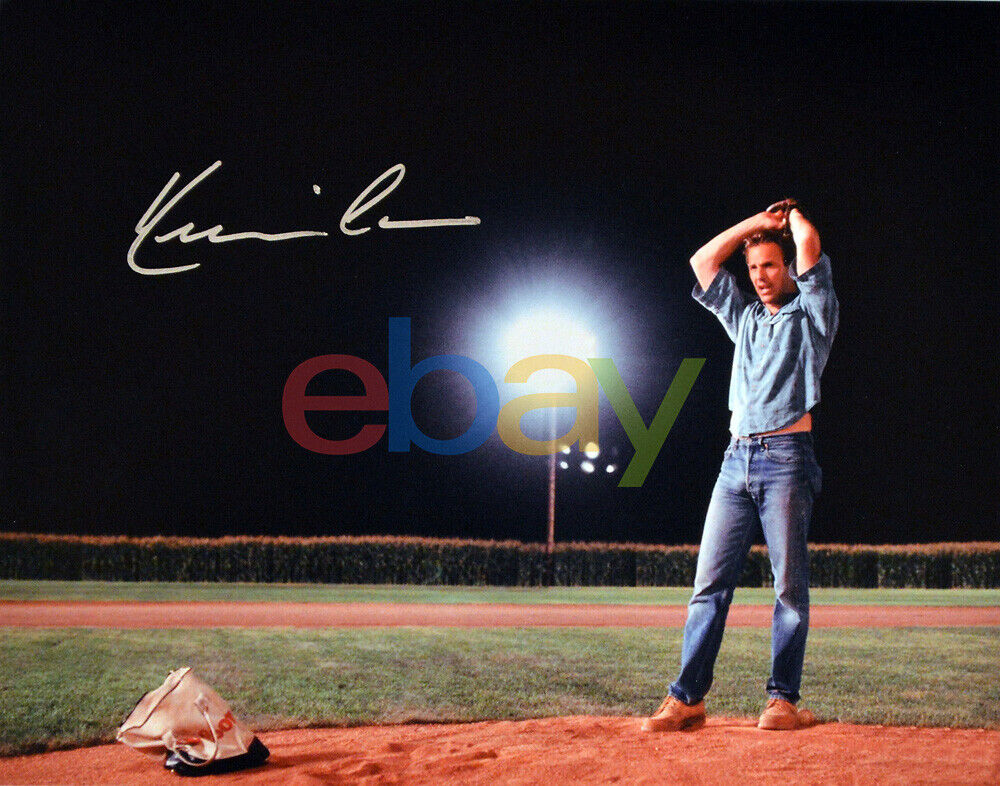 Kevin Costner Autographed Field Of Dreams 8x10 Signed Photo Poster painting reprint