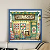 (US Only)Full Embroidery cotton Thread 14CT Printed Sewing House Cross Stitch40x40cm
