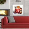 >SALE<5D DIY Full Round Drill Diamond Painting Christmas Mug Drinks Kit Decor 30x30cm