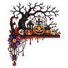 2pcs DIY Diamond Painting Halloween Door Corner Frame Wood(Terrifying Halloween)