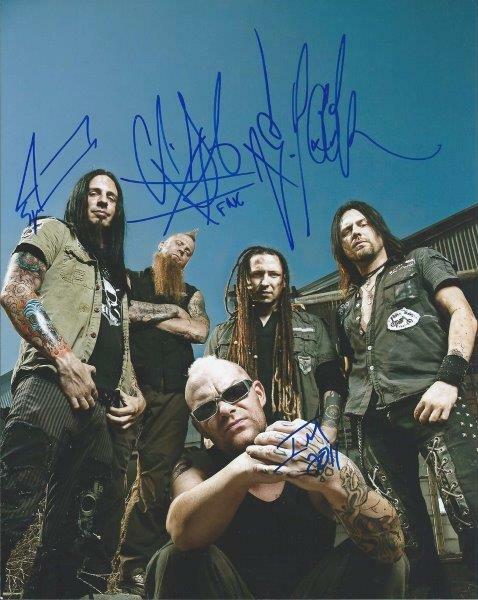 REPRINT - FIVE FINGER DEATH PUNCH Band Autographed Signed 8 x 10 Photo Poster painting Poster RP