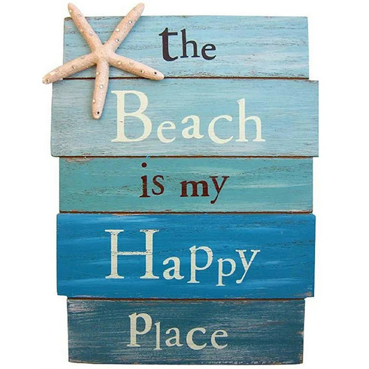 Beach Sign - Painting By Numbers - 40*50CM gbfke