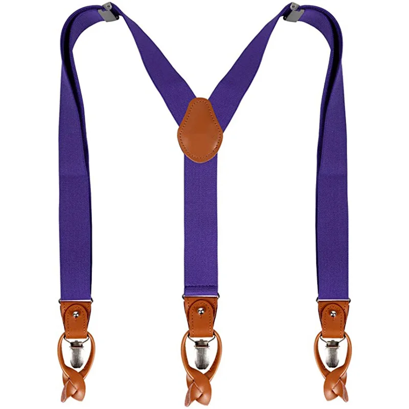 Retro Adjustable Stretch Suspenders-inspireuse