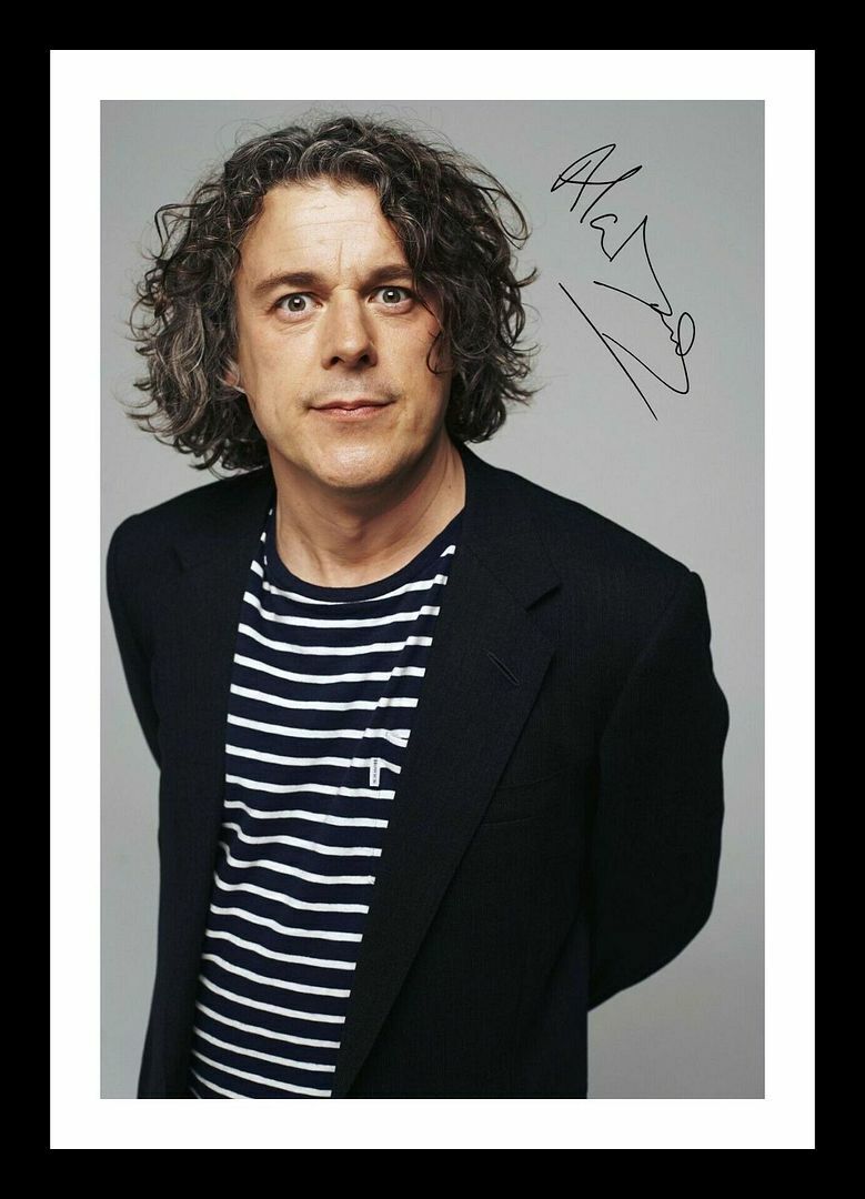 Alan Davies Autograph Signed & Framed Photo Poster painting