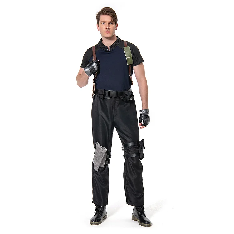 Leon S.Kennedy cosplay Resident Evil 4 Remake Cosplay Costume Halloween Carnival Party Disguise Suit