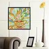 Diamond Painting-DIY Full Round Drill Teacup(40x40cm)