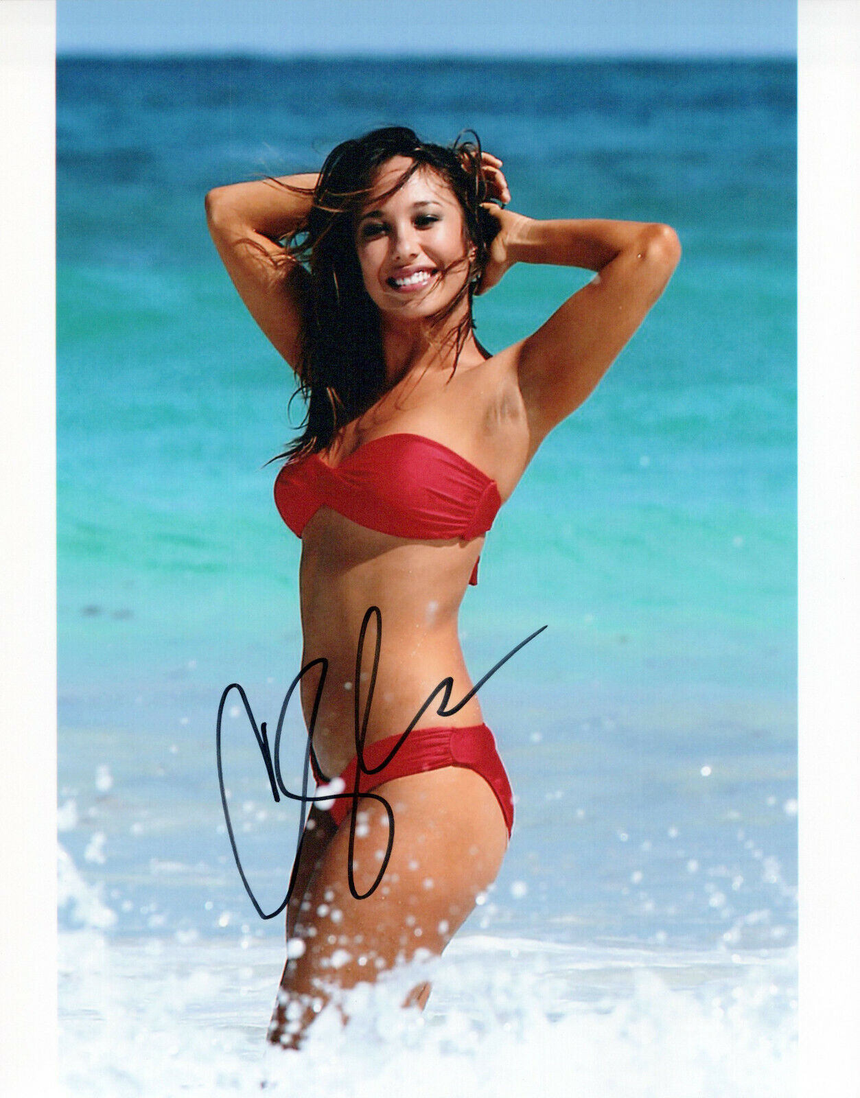 Cheryl Burke glamour shot autographed Photo Poster painting signed 8x10 #14