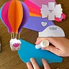 Papercraft Hot Air Balloon Template Ruler-With Instructions