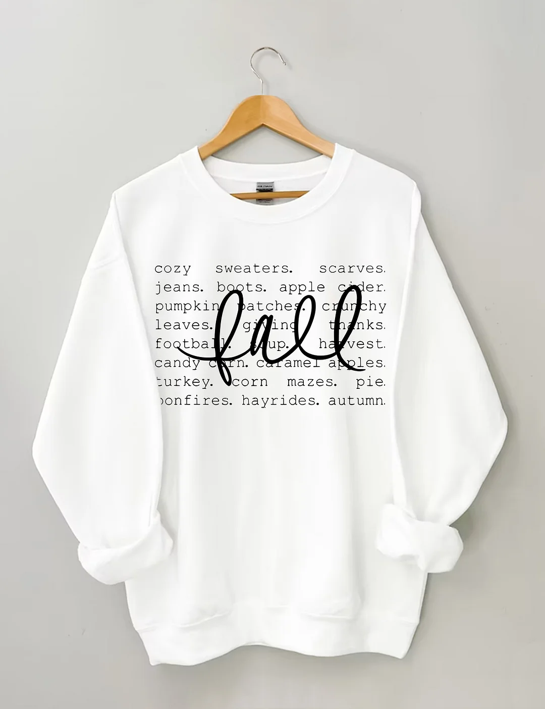 Fall Words Sweatshirt