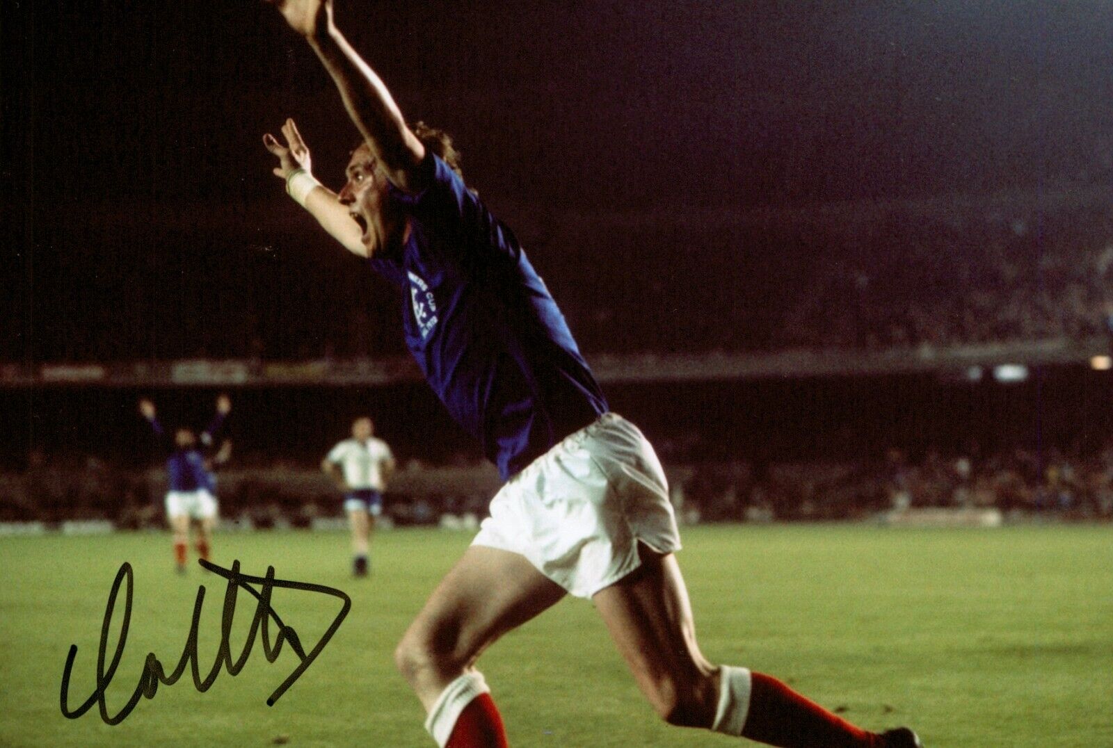 Colin Stein Signed 6x4 Photo Poster painting Glasgow Rangers Scotland Genuine Autograph + COA