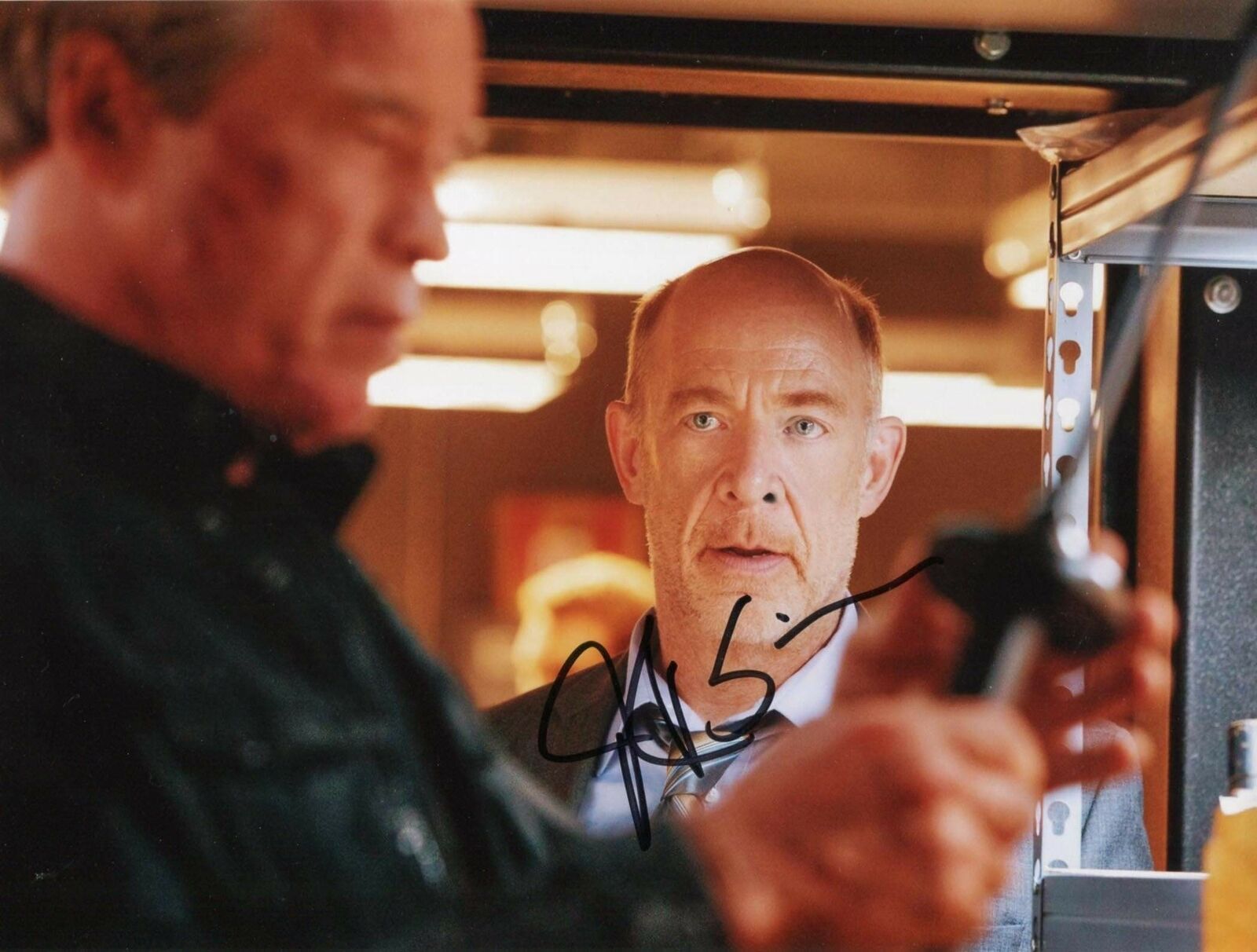 ACTOR J. K. Simmons autograph, signed Photo Poster painting