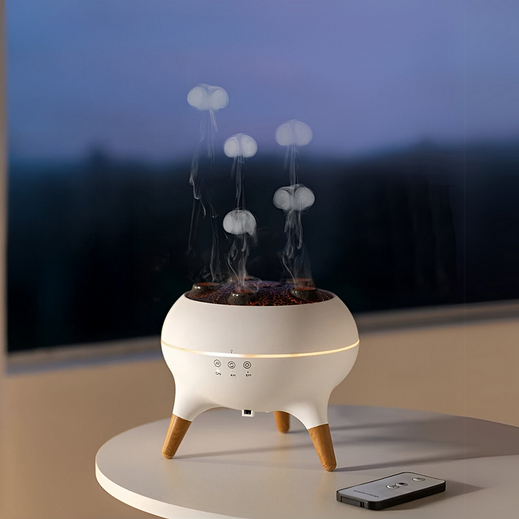 An aromatherapy humidifier that sprays out "jellyfish"!😍The best gift choice for her!