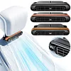 2Pcs Car Rear Seat Headrest Cooling Fan USB Powered Fan Car Interior Accessories