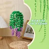 Wisteria Flower Beginners Crochet Kit, hanging basket Crochet Starter Kits with Step-by-Step Video Tutorials, Hanging Potted Plants Knitting Starter Pack for Beginners Decoration