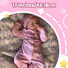17'' Realistic Lifelike Marilla Silicone Reborn Newborn Baby Doll Girl with Hand-painted Hair - RBBI-Myrebornbabydoll&reg; Myrebornbabydoll&reg;