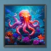 Diamond Painting-DIY Full Round Drill Deep-Sea Octopus