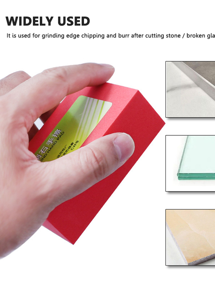 

1/5pcs Diamond Stone Ceramic Polishing Hand Pad Tile Grinding Sanding Wiper, 200grit, 501 Original