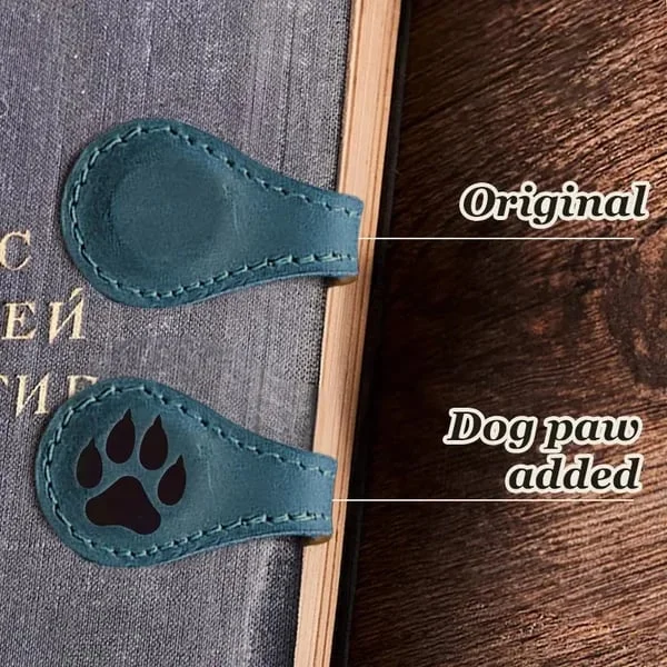 TimelessMark - LAST DAY SALE 75% OFF - Personalized Magnetic Leather Bookmark