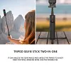 Pocket Folding Tripod Selfie Stick (1/4" interface version) Compatible With Sports Camera X5/X4/X3