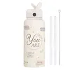 1L Insulated Water Bottle with Lid 32oz Travel Tumbler for Travel Gym and School