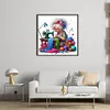 Sewing Old Lady-11CT Stamped Cross Stitch 40*40cm/15.75*15.75in tapestrymarket
