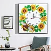 DIY Diamond Painting Crystal Rhinestone Bee Clock(35*35cm)