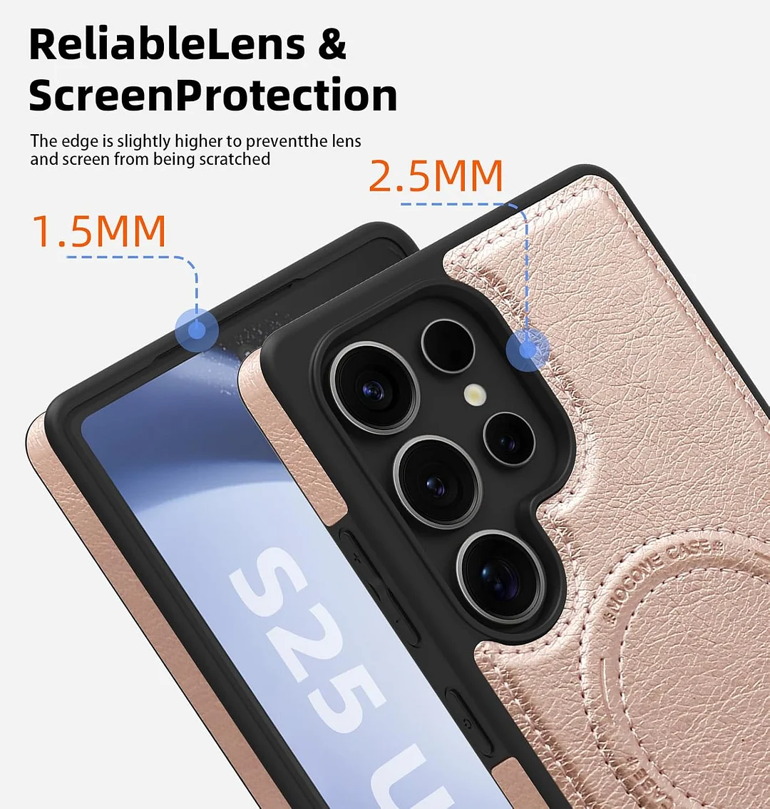 Samsung Galaxy Z Fold 6 Leather Case Magnetic Protective Case Holder Phone Case