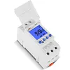 Weekly Programmable Digital Timer Switch LCD Time Relay DIN Rail Mount