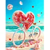 Diamond Painting -DIY Round Drill Rose Bike