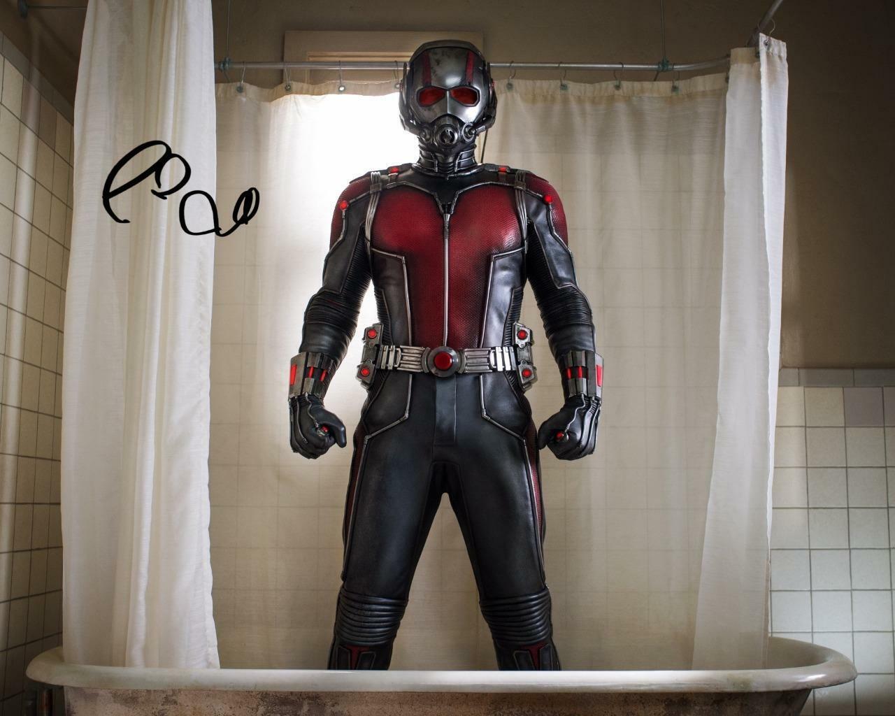 PAUL RUDD Ant-man Marvel Movie SIGNED AUTOGRPHED 10 X 8