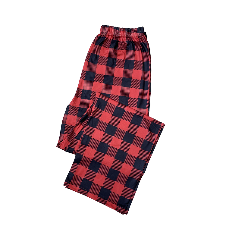 Full Size Christmas Plaid Family Matching Pajama Pants