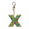 1Pc DIY Diamond Painting Lettter Keychain