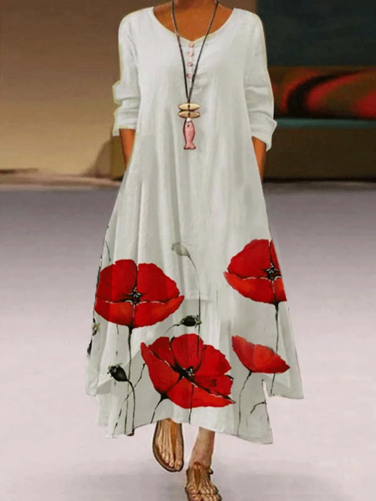 Women's Casual Printed Dress