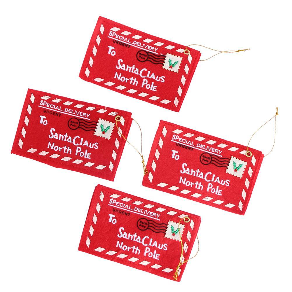 

Non-Woven Embroidery Christmas Envelope Xmas Trees Pendant Gift Candy Bags, 501 Original