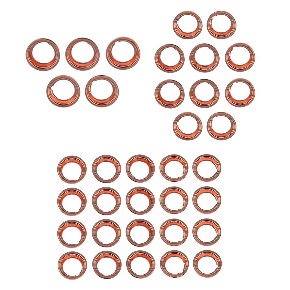 

40mm Car Engine Copper Sump Plug Washer Oil Pan Ring Gaskets for Nissan, 10, 501 Original