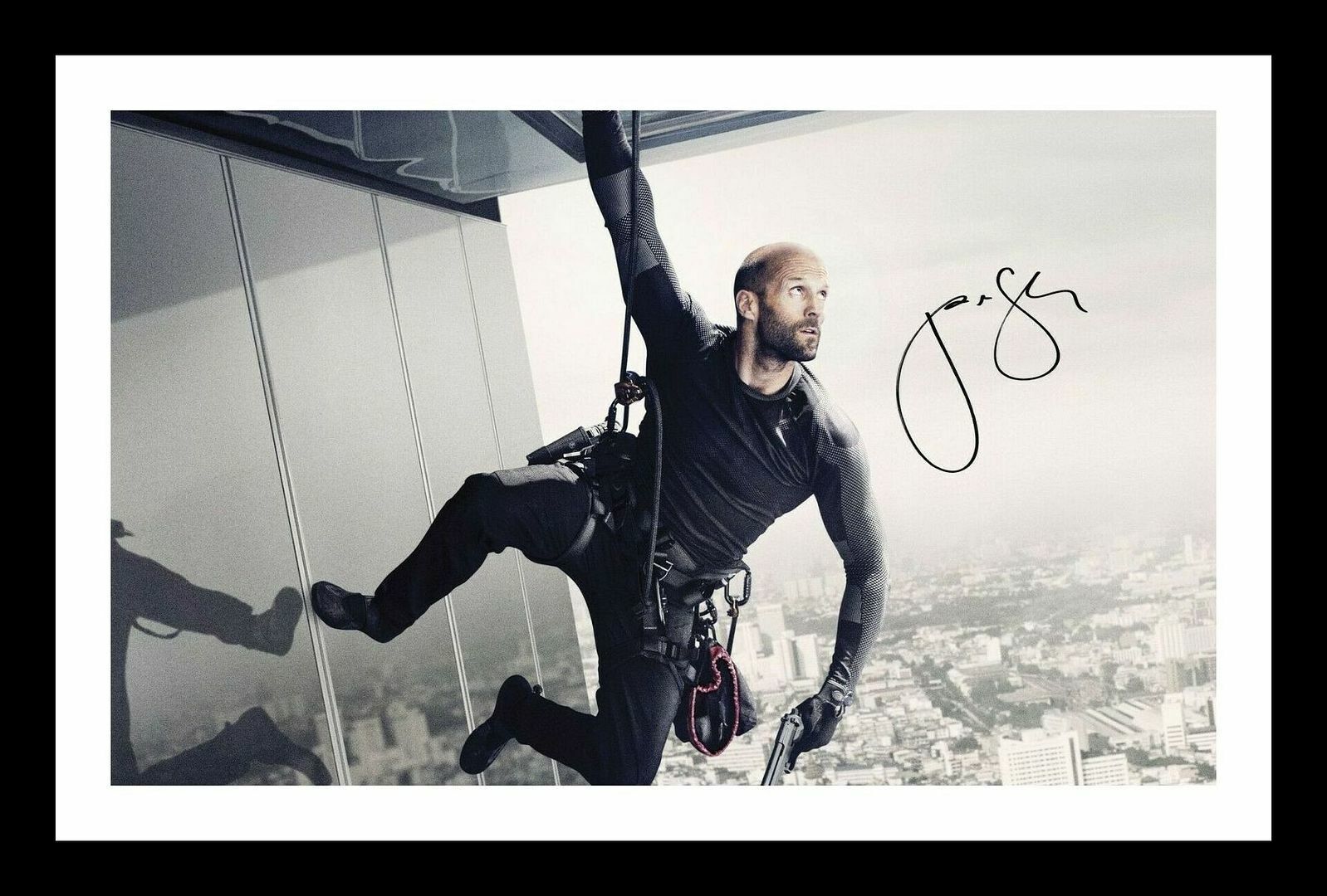 Jason Statham Autograph Signed & Framed Photo Poster painting 6