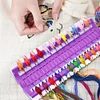 (US Only)50-Hole Purple Row Line Tool Convenient Efficient for DIY Sewing 27.5x11cm