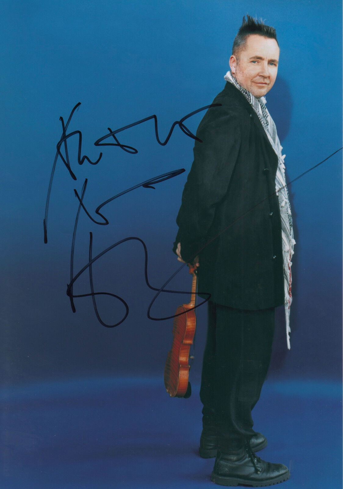 Nigel Kennedy Violinist signed 8x12 inch Photo Poster painting autograph