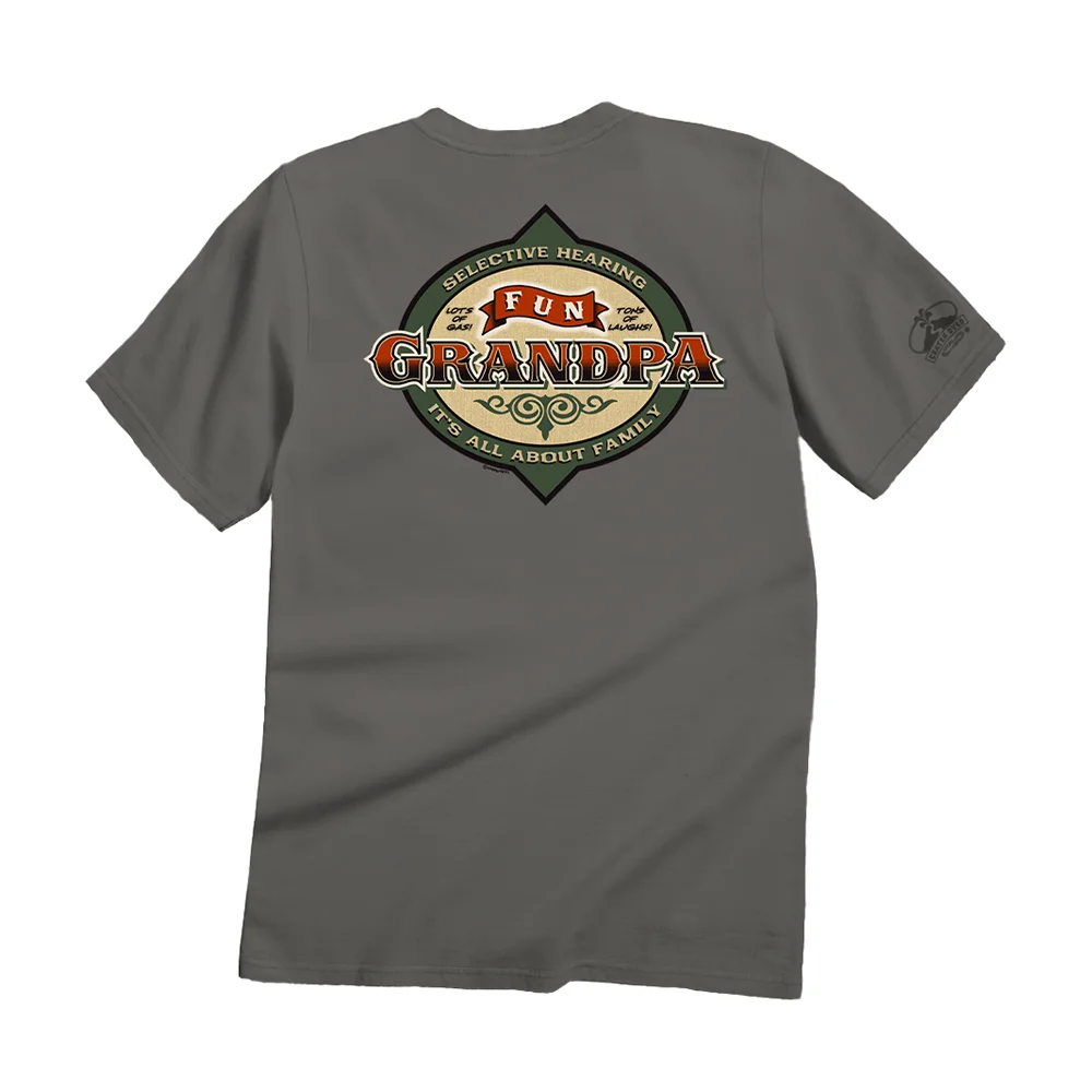  Fun Grandpa Graphic T-Shirt - Perfect for Family Gatherings and Casual Wear