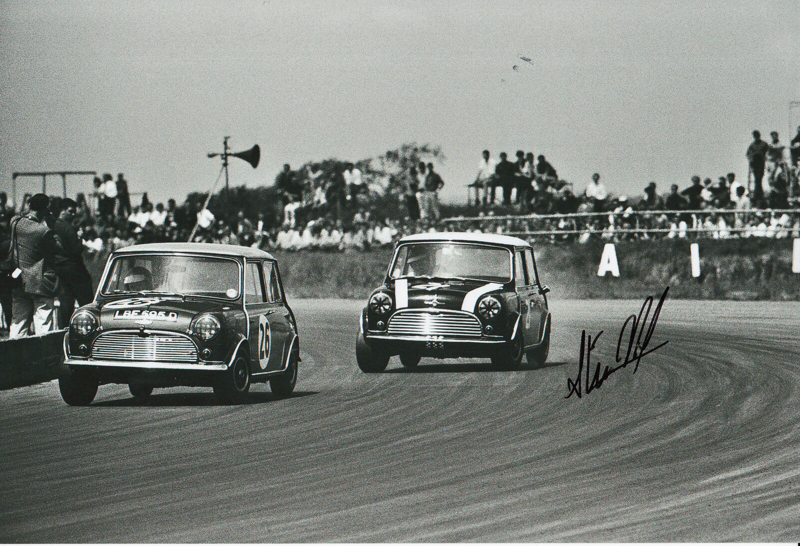 Steve Neal Hand Signed Mini Cooper 12x8 Photo Poster painting 5.