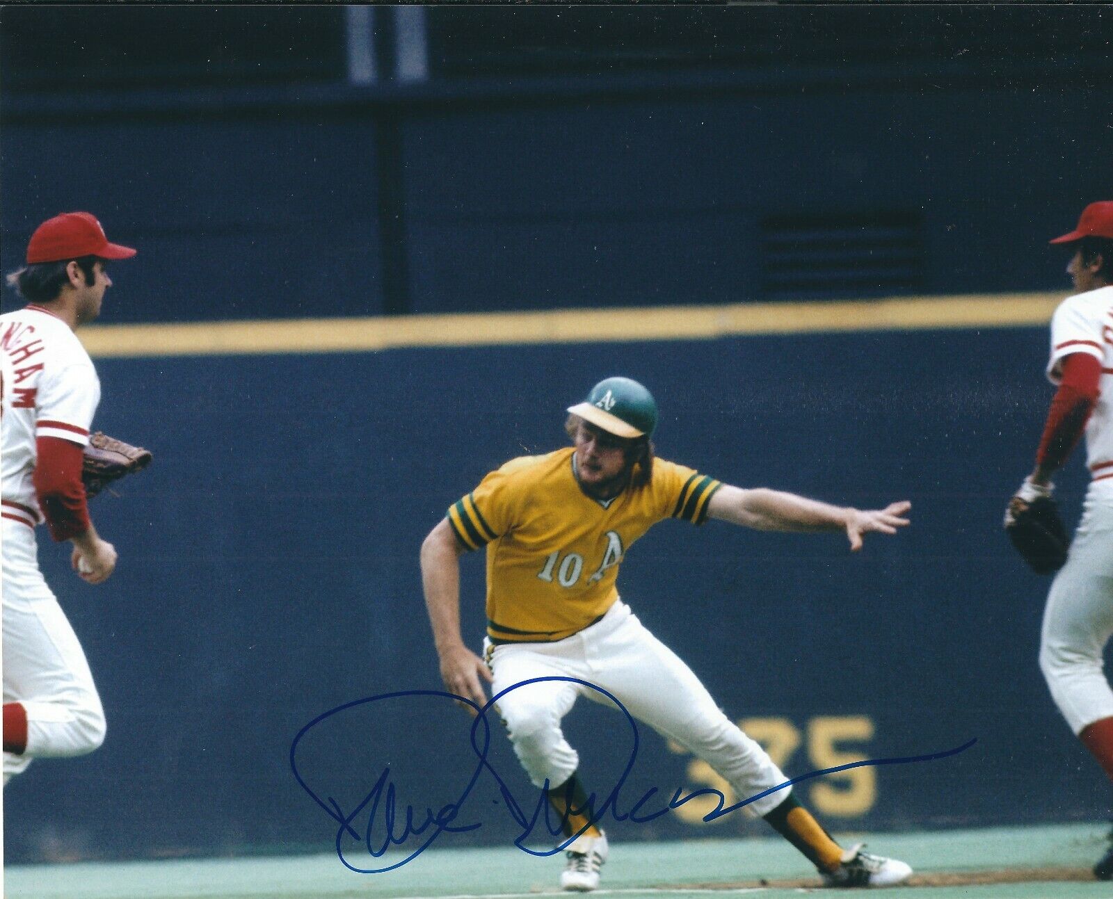 Autographed DAVE DUNCAN Oakland A's 8X10 Photo Poster painting w/COA