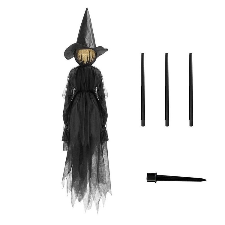 Halloween Luminous Witches with Stakes Decorations