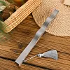 Chinese Style Fine Steel Ancient Fan Hollow Iron Fan Self-defense Kung Fu Tai Chi Portable Adult Metal Stainless Steel Folding fan